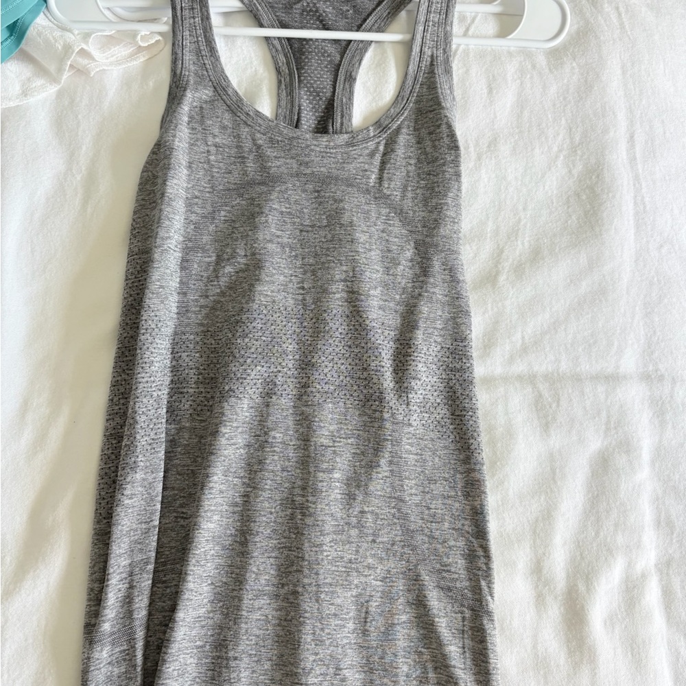 Gray Lululemon Swiftly Tank
